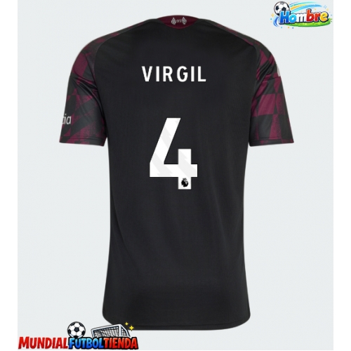 Camiseta Liverpool Virgil van Dijk #4 Tercera Equipación Replica 2026-27 mangas cortas